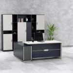Bàn Giám Đốc Hiện Đại Sọc Trang Trí Tinh Tế - BGĐ121 