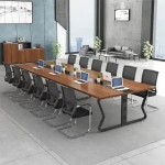Bàn Họp Thiết Kế Chân Sắt Cánh Bướm Phong Cách Hiện Đại - BH47