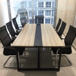 Bàn Họp Văn Phòng 2m4 x 1m2 Chân Sắt - BH16