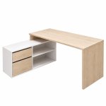  Bàn Làm Việc Gỗ Có Ngăn Kéo & Kệ Tủ Tiện Lợi - BG83