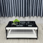 Bàn Trà Sofa Mặt Kính Chữ Nhật Nhập Khẩu - BT26