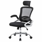 Ghế Xoay Văn Phòng Tay Gập Điều Chỉnh - GX55