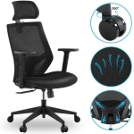 Ghế Xoay Văn Phòng Tựa Đầu Tay T - GX75