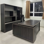 Tủ Tài Liệu Gỗ Kết Hợp Kệ Trưng Bày - THS216