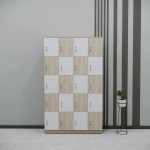 Tủ Locker Gỗ 20 Ngăn Khóa Cơ An Toàn, 4 Khoang Dọc - TLK90