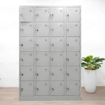 Tủ Locker Sắt Sơn Tĩnh Điện 24 Ngăn 4 Khoang- TLK40