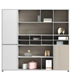 Tủ Tài Liệu Hiện Đại Thiết Kế Ngăn Kệ Hở Phân Tầng Bất Đối Xứng - THS337