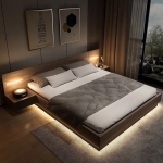 Giường Ngủ Có Đèn Led Hiện Đại - GN17