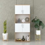 Tủ Tài Liệu Gỗ Dạng Lửng Kệ Trang Trí - THS221