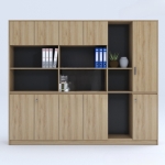 Tủ Tài Liệu Gỗ Lưu Trữ Tích Hợp Kệ Đa Năng - THS212