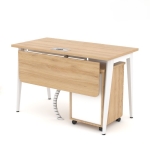 Bàn Làm Việc Yếm Gỗ Che Lửng 1m2 - BLV53