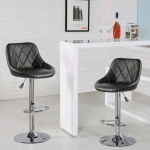 Ghế Bar Lưng Bọc Da Nhập Khẩu Hiện Đại - QB17