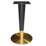 Phụ Kiện Chân Bàn Sắt Tròn Mạ Núm Vàng - PK6
