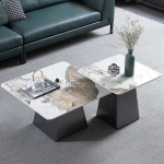 Bàn Trà Sofa Vuông Mặt Cường Lực Cao Cấp - BT16