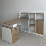 Bàn Giám Đốc Góc L Nhiều Kệ Đẹp  - BGĐ55