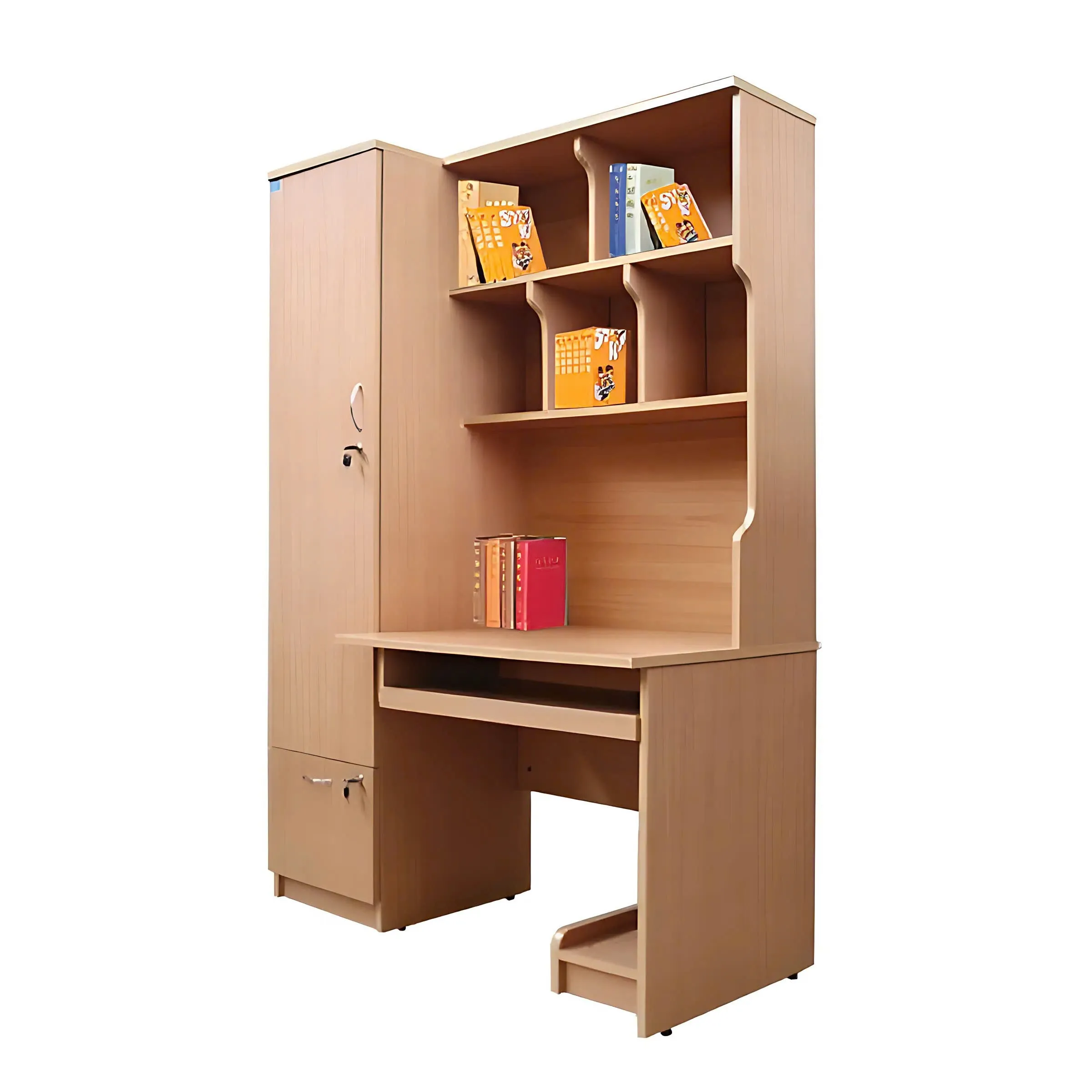 Bàn Học Sinh Liền Giá Sách Kết Hợp Tủ - BGHS39