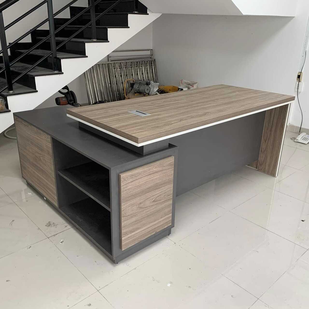 Bàn Giám Đốc Chữ L Kèm Hộc Đẹp - BGĐ66