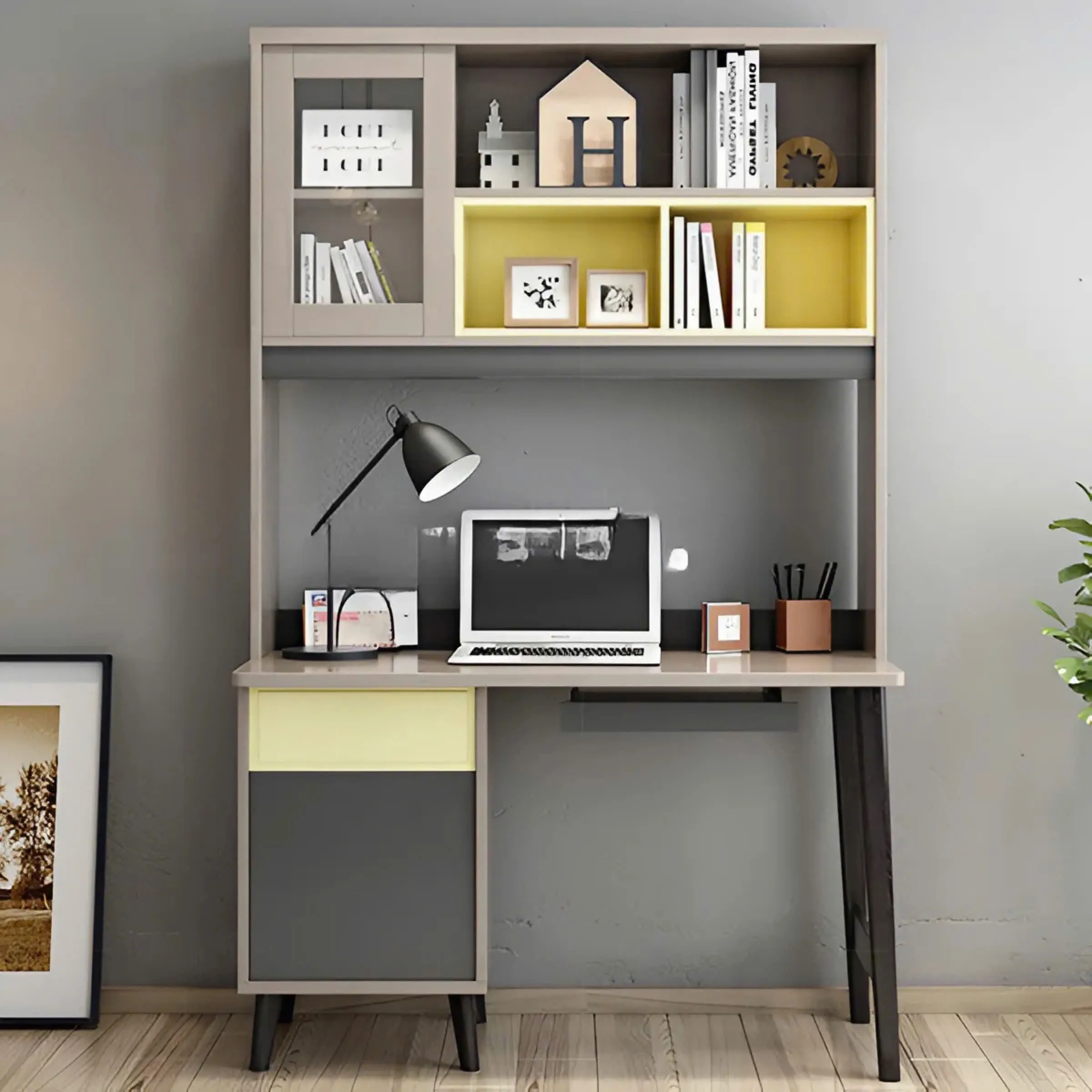 Bàn Làm Việc Liền Kệ Đa Năng - BLV130