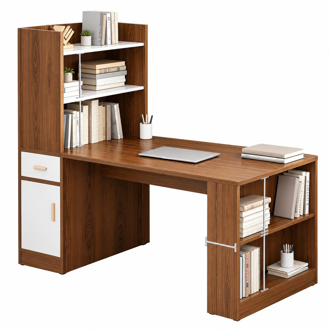 Bàn Làm Việc Kết Hợp Kệ Sách - BG56