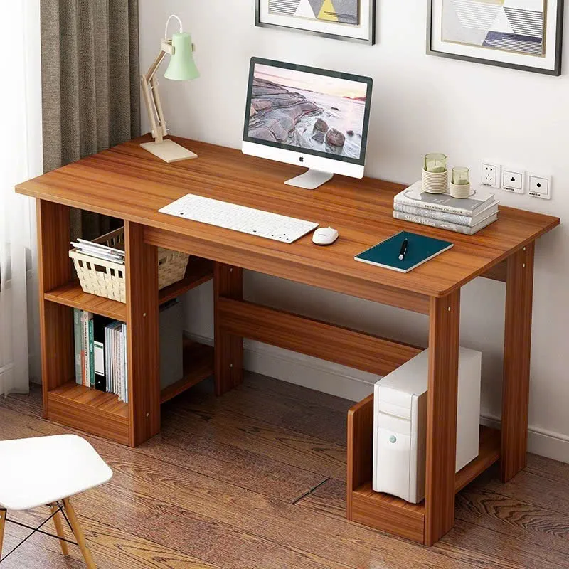 Bàn Làm Việc Gỗ Đẹp Có Kệ Đa Năng - BG78