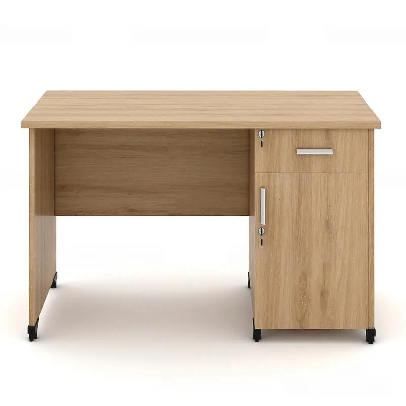 Bàn Làm Việc Gỗ Gọn Gàng Có Khóa - BG64