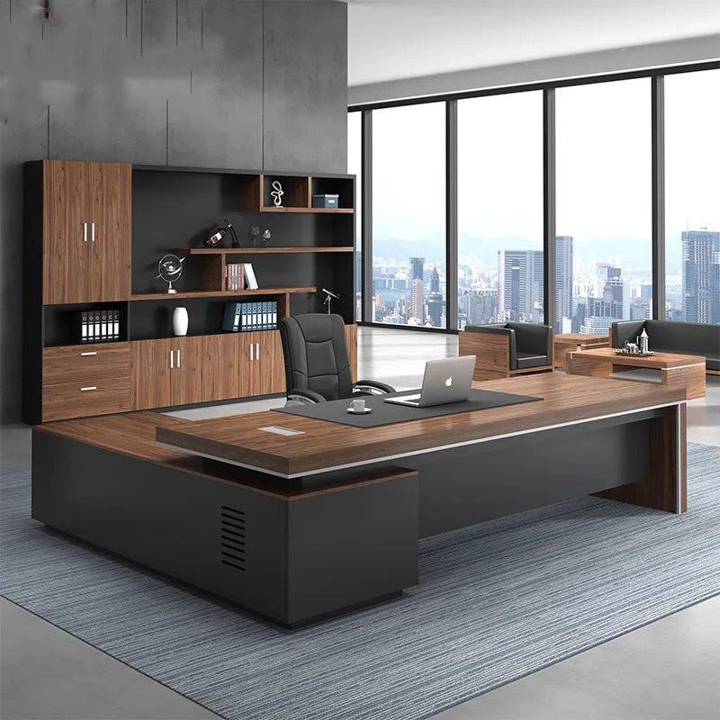Bàn Giám Đốc Gỗ Công Nghiệp Vững Chắc - BGĐ49