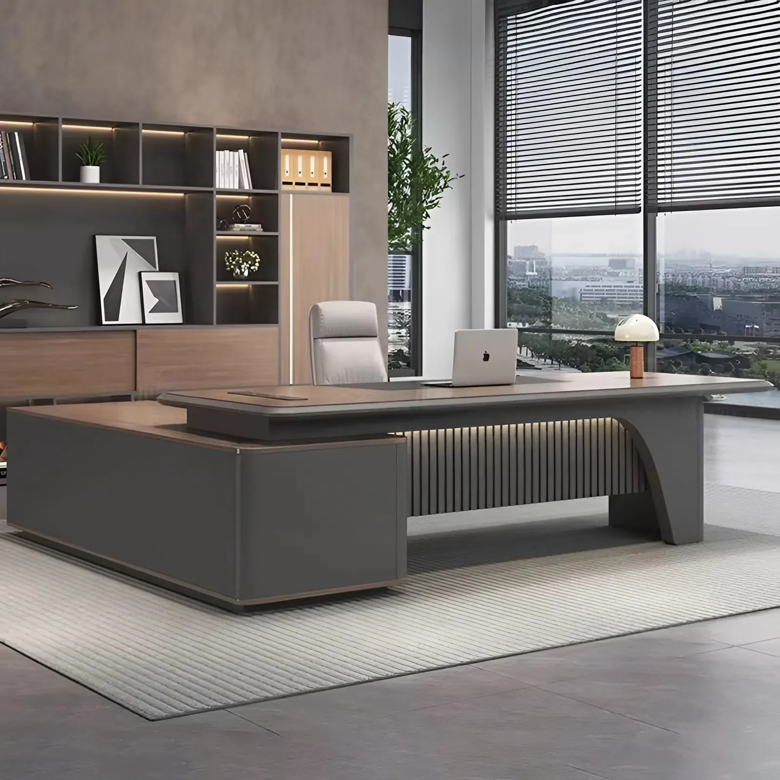 Bàn Lãnh Đạo Cao Cấp Chân Cong Cách Điệu - BGD159