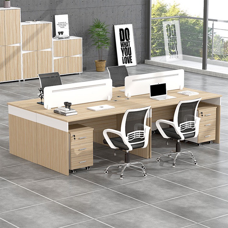 Cụm Bàn Làm Việc 4 Người Hộc Rời 3 Ngăn - BC42