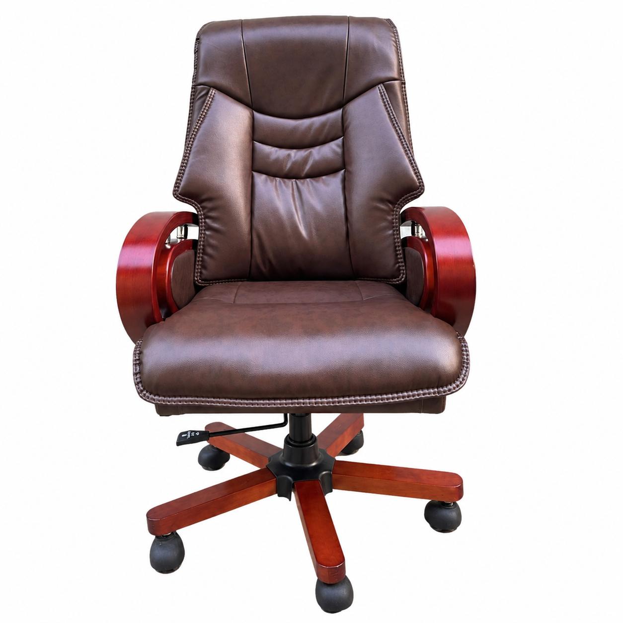 Ghế Giám Đốc Da Nâu Sang Trọng  - GGĐ27