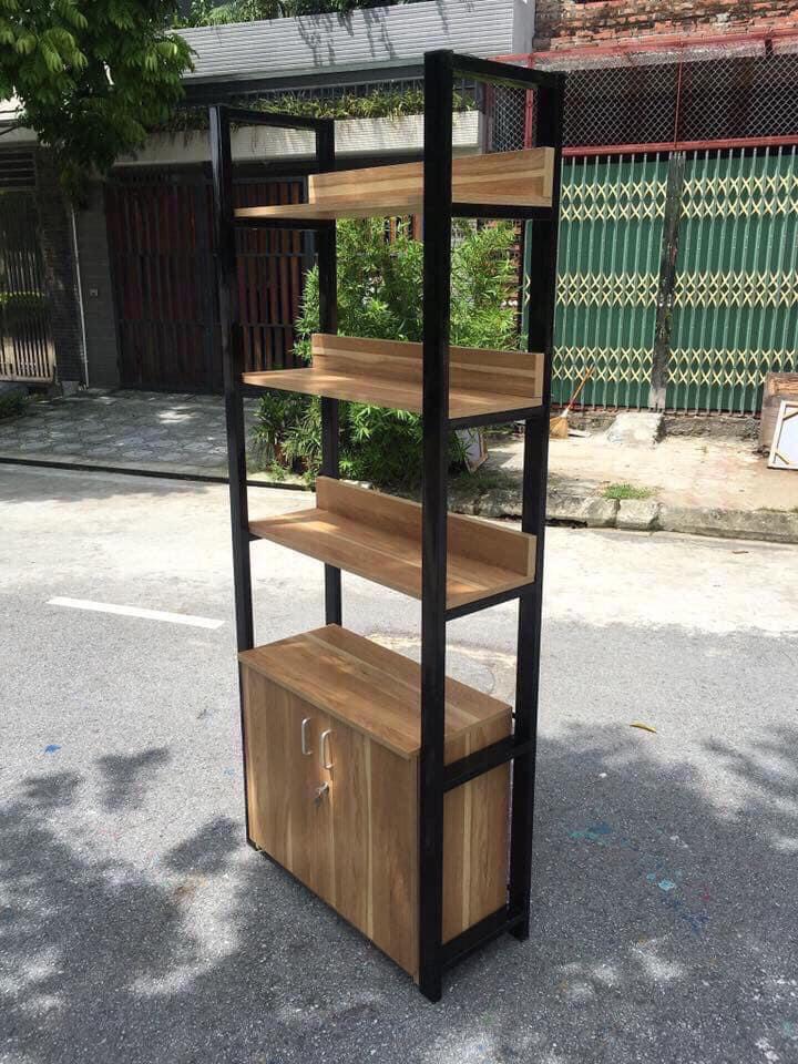 Tủ Văn Phòng Vách Ngăn Kết Hợp Trang Trí - THS160