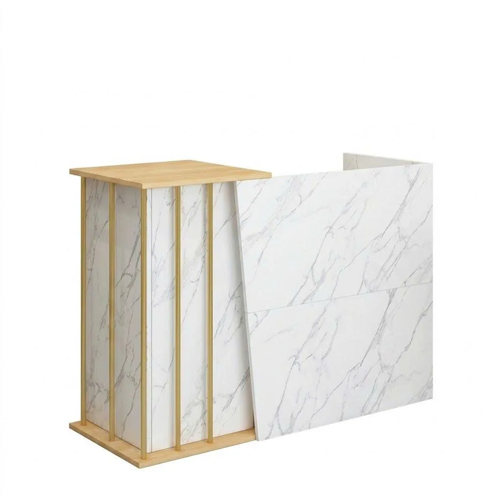 Quầy Lễ Tân Đẹp Cho Cửa Hàng Diện Tích Nhỏ - LT46