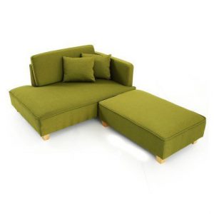 Ghế Sofa Vải Nỉ Chân Gỗ Đôn Rời Giá Tốt - SF14