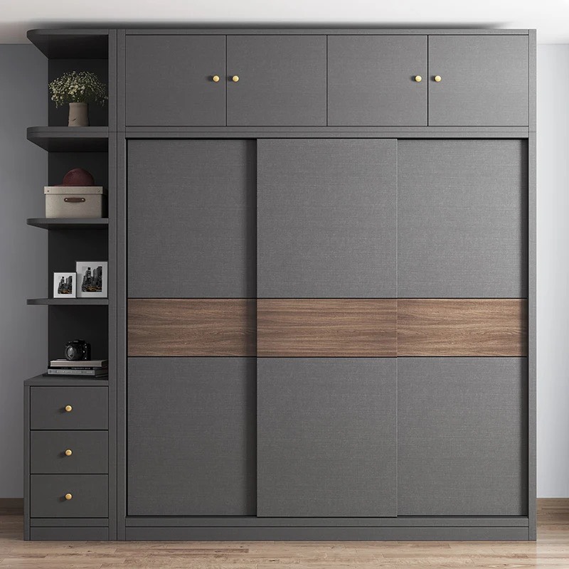 Tủ Quần Áo Cửa Lùa 3 Cánh Thiết Kế Mới - TQA18