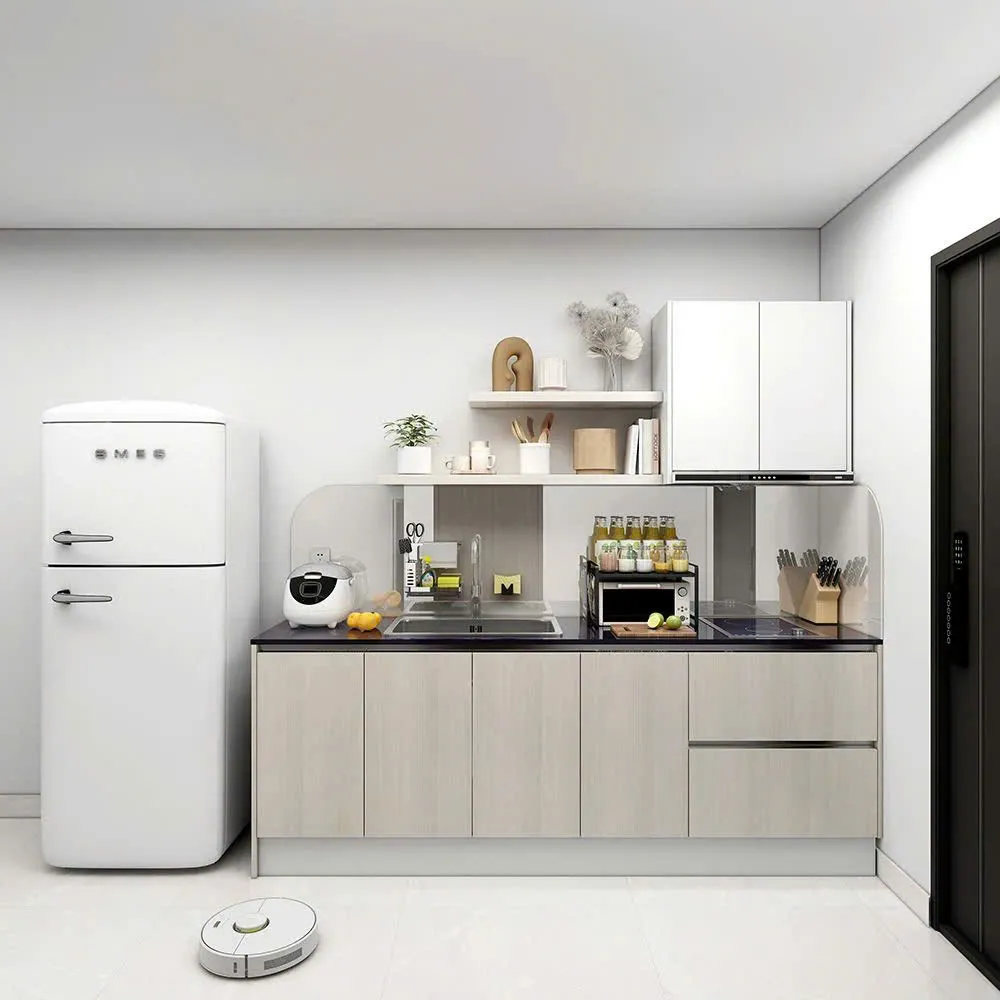 Tủ Bếp Chữ I Gọn Gàng Cho Nhà Phố  - TB19
