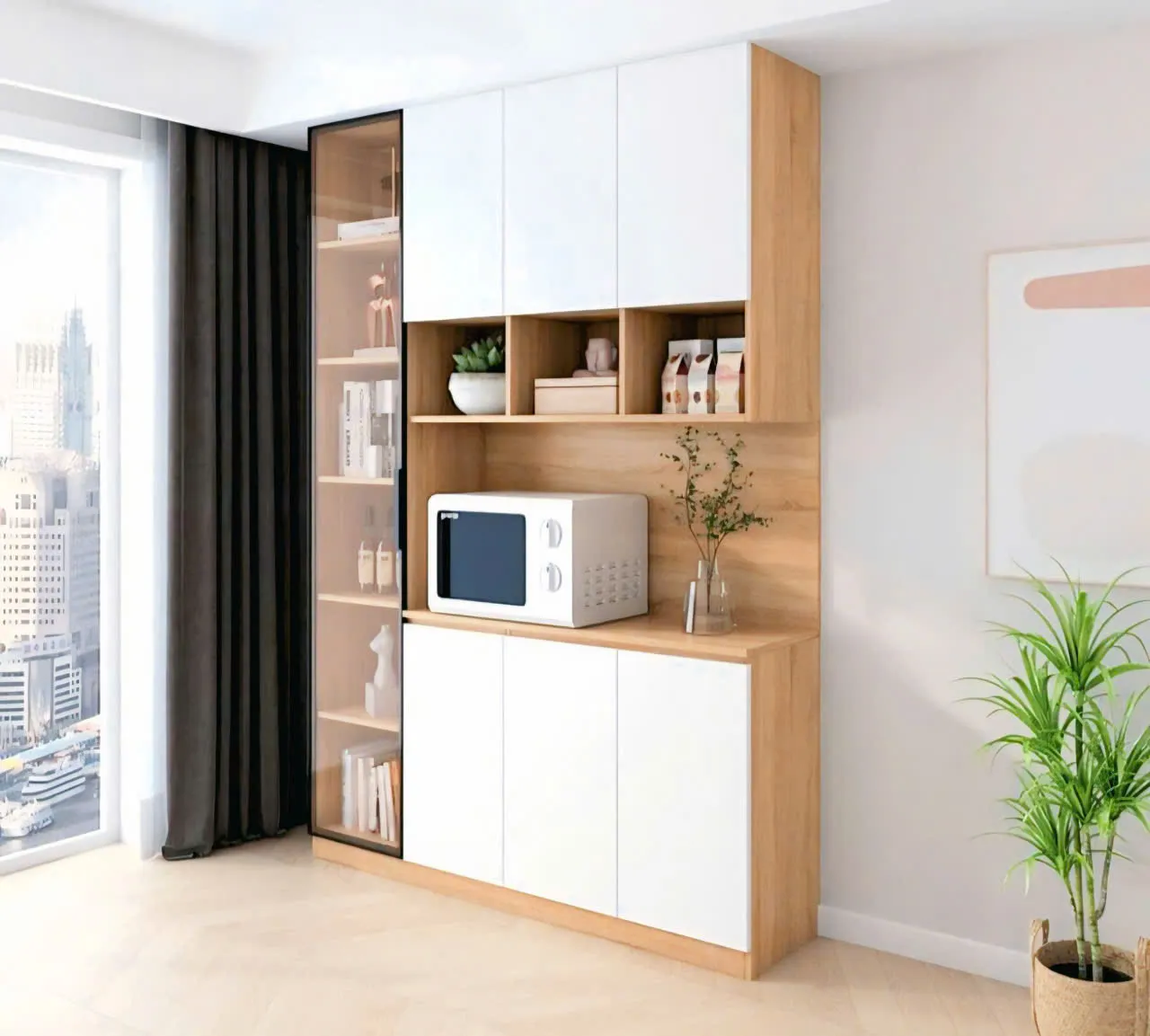 Tủ Bếp Gỗ Hiện Đại Cao Cấp - TB48