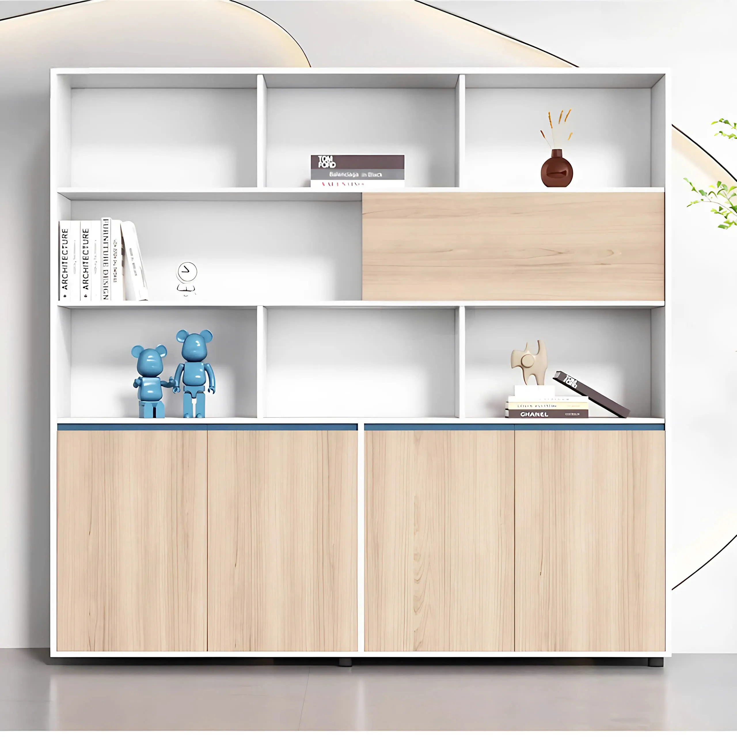 Tủ Tài Liệu Có Kệ Tiện Lợi Hiện Đại - THS6