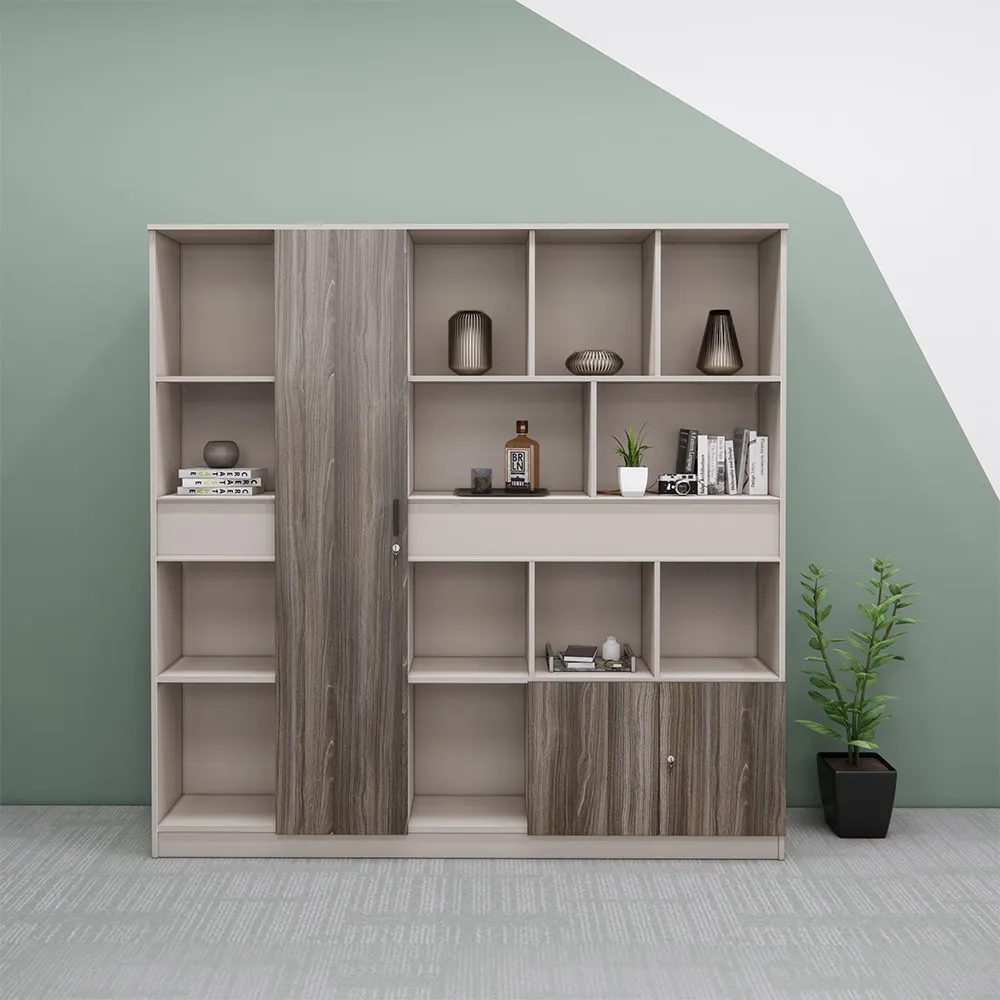 Tủ Hồ Sơ Văn Phòng Phối Màu Hiện Đại Đa Ô - THS398