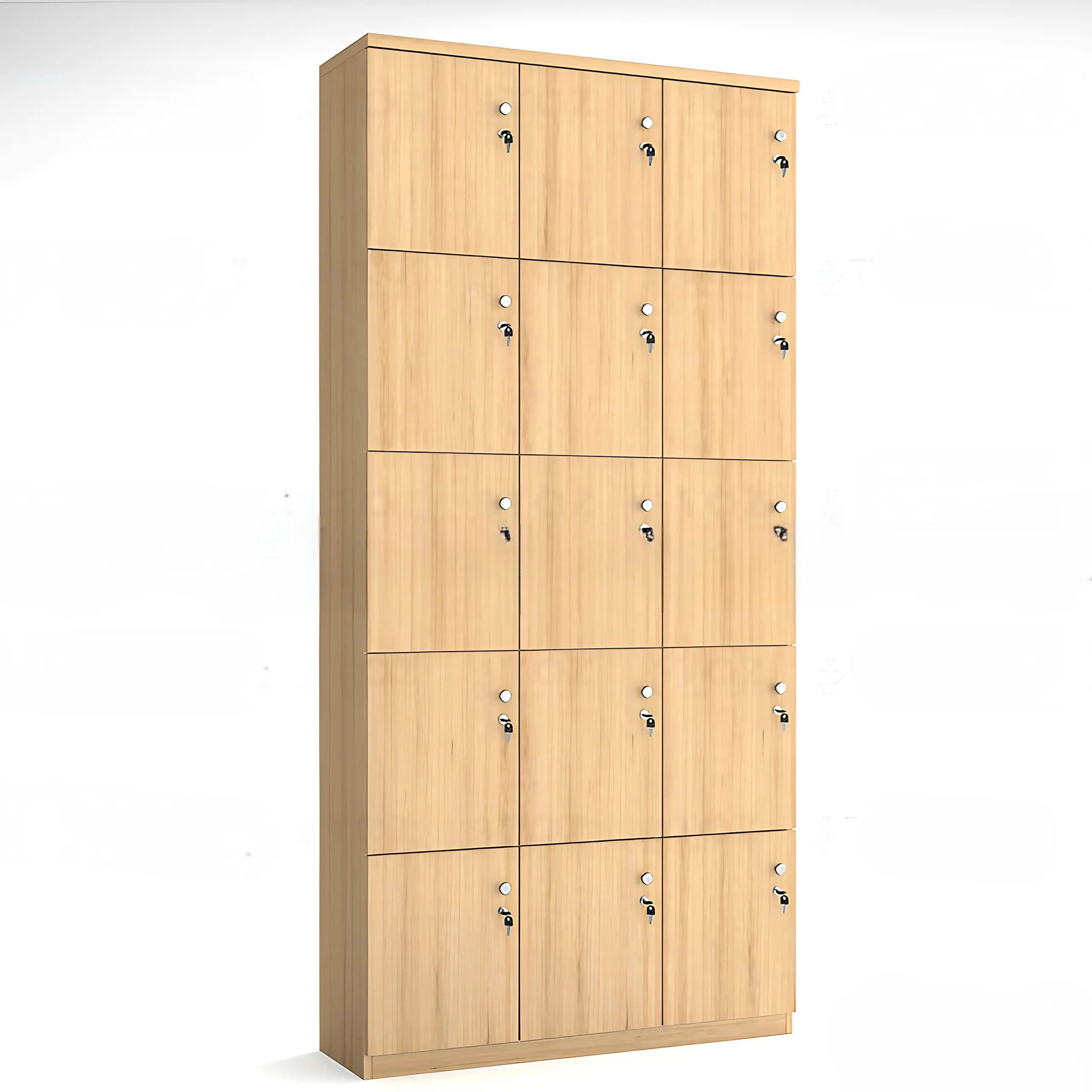 Tủ Locker Gỗ Công Nghiệp 15 Cánh  - TLK77
