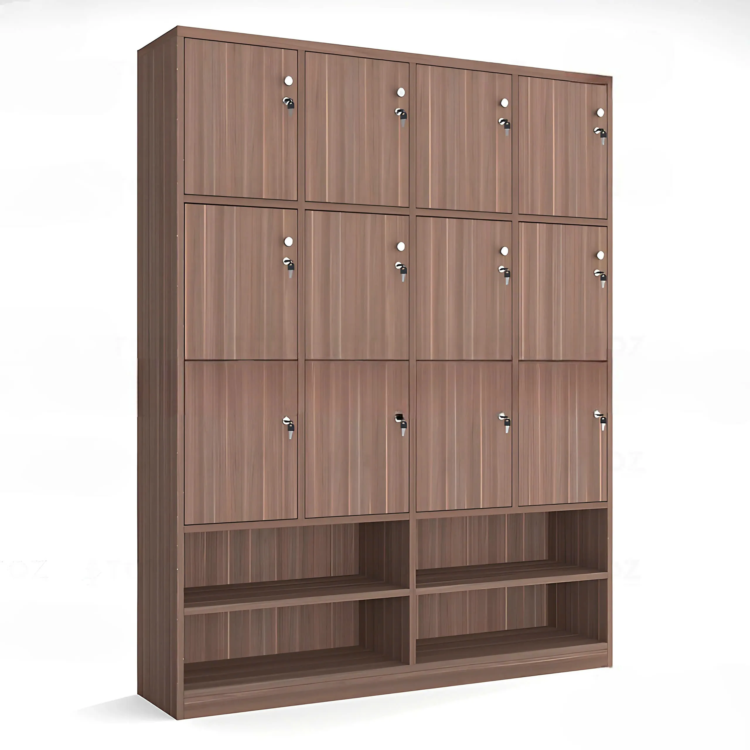 Tủ Locker 12 Ngăn Có Kệ Giày - TLK72