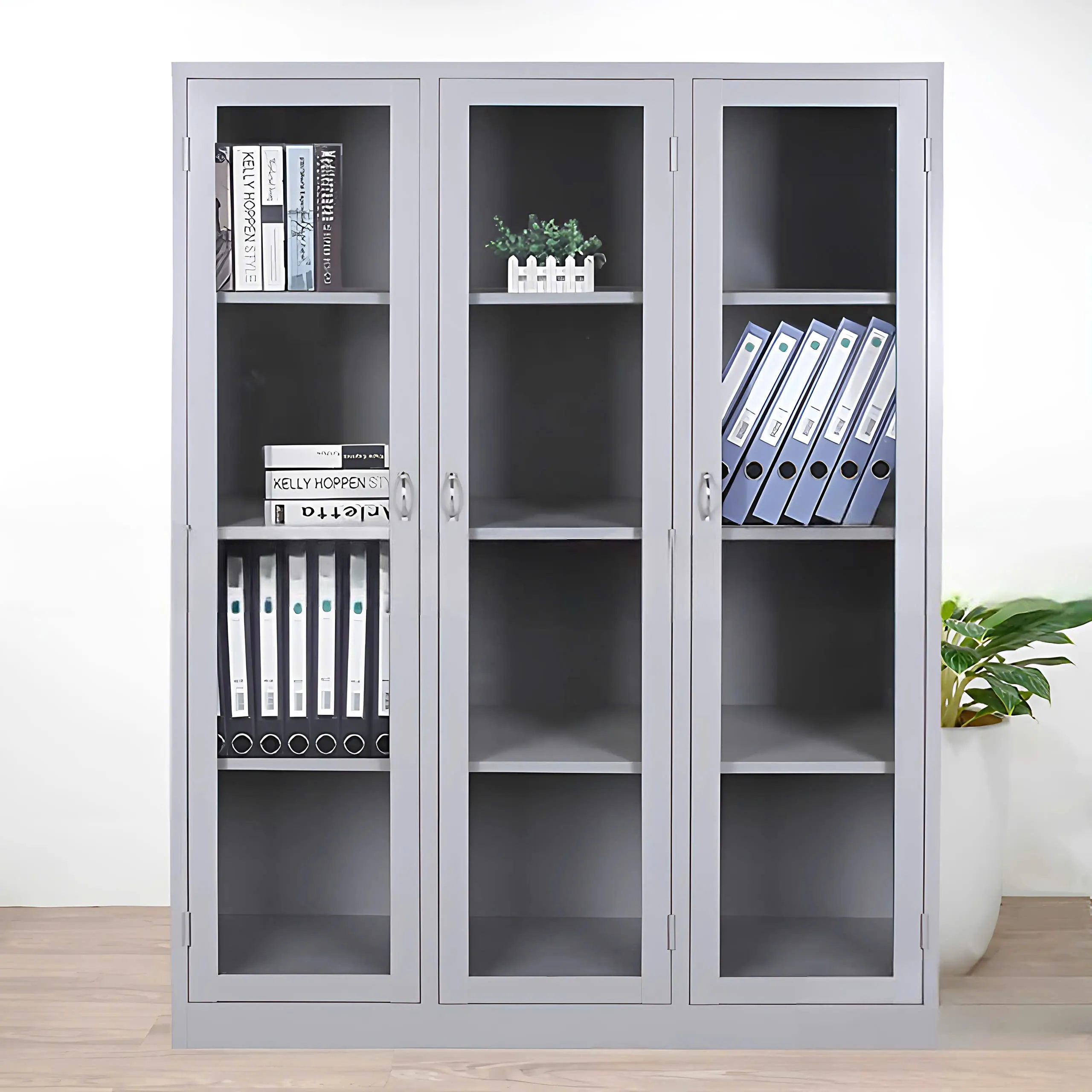 Tủ Locker 3 Cánh Kính Trong Suốt Dài - TLK59