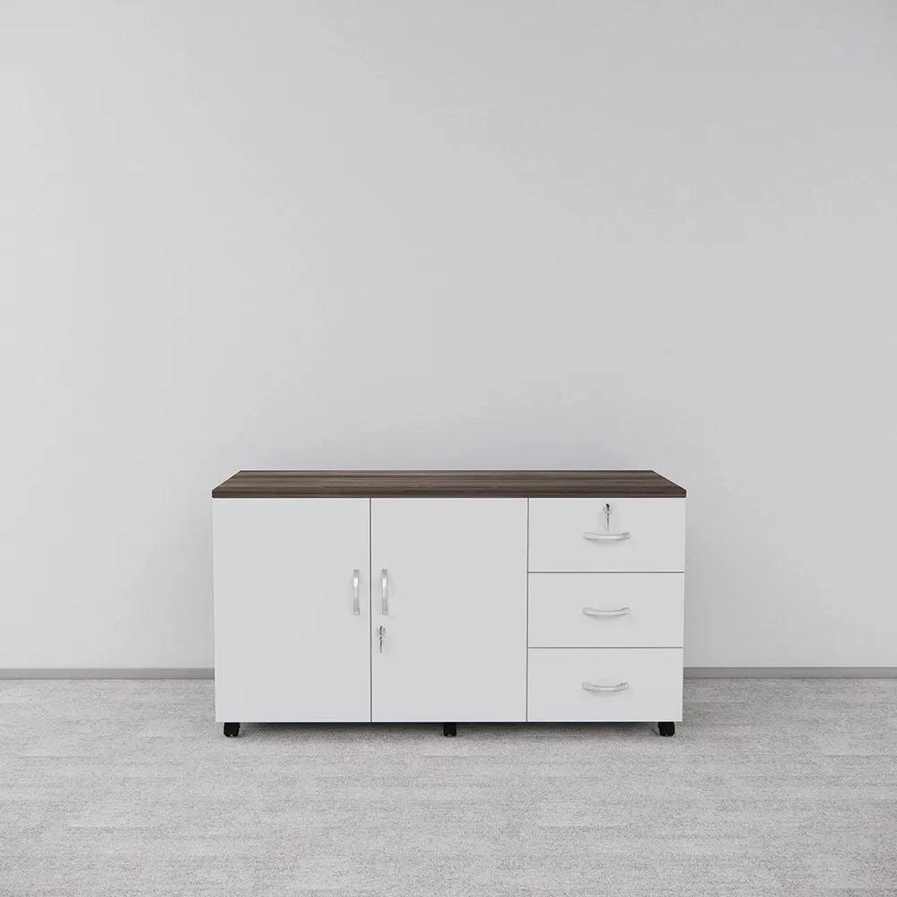 Tủ Phụ Di Động 3 Ngăn Kéo 1 Khoang Kệ Tiện Lợi - TP63