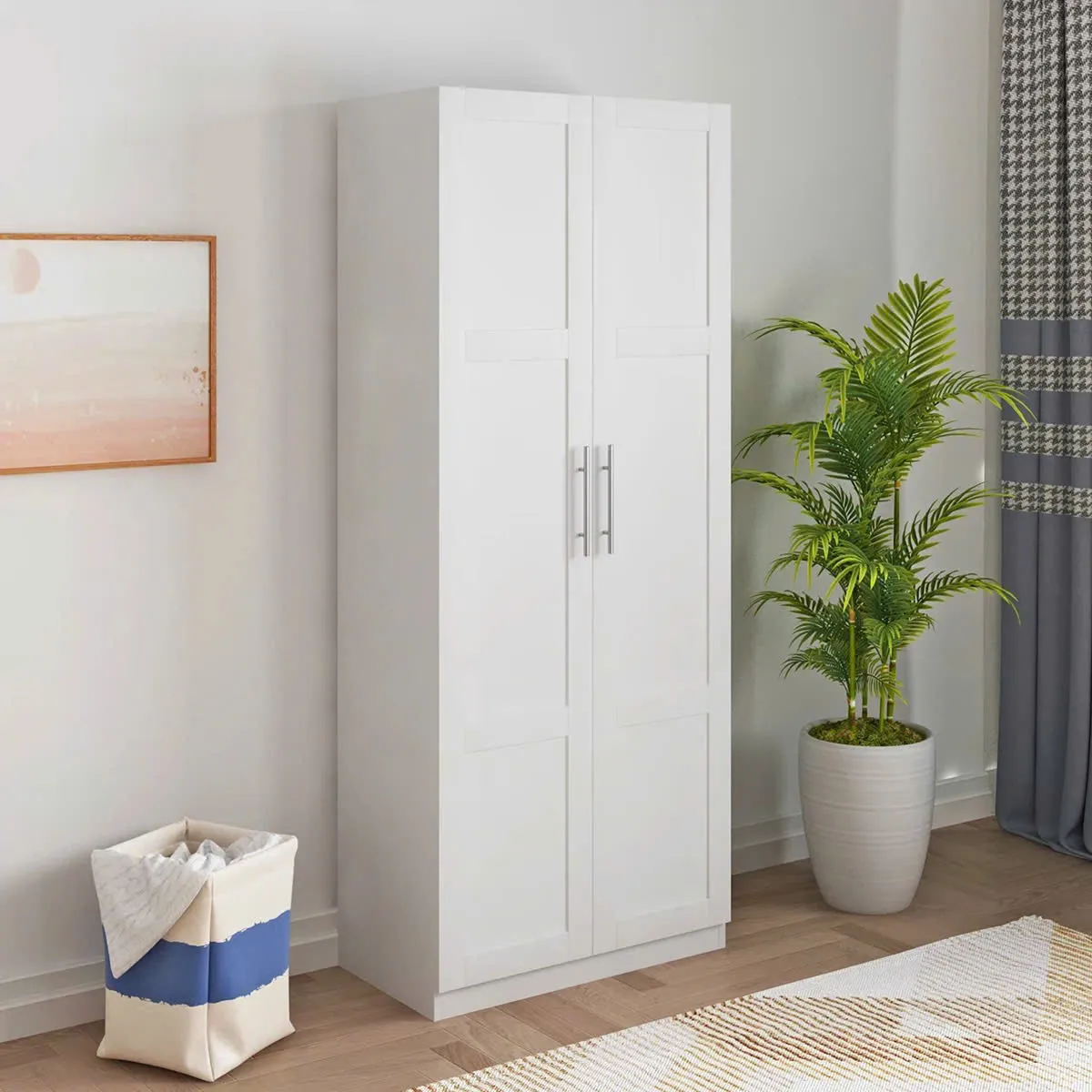 Tủ Quần Áo 2 Cánh Cao Cấp Tối Giản - TQA34