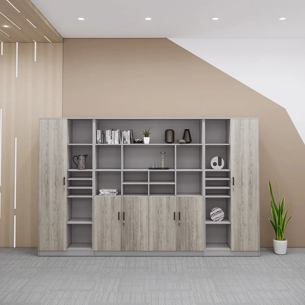 Tủ Tài Liệu Lưu Trữ Bảo Mật Kết Hợp Kệ Decor Mở - THS405