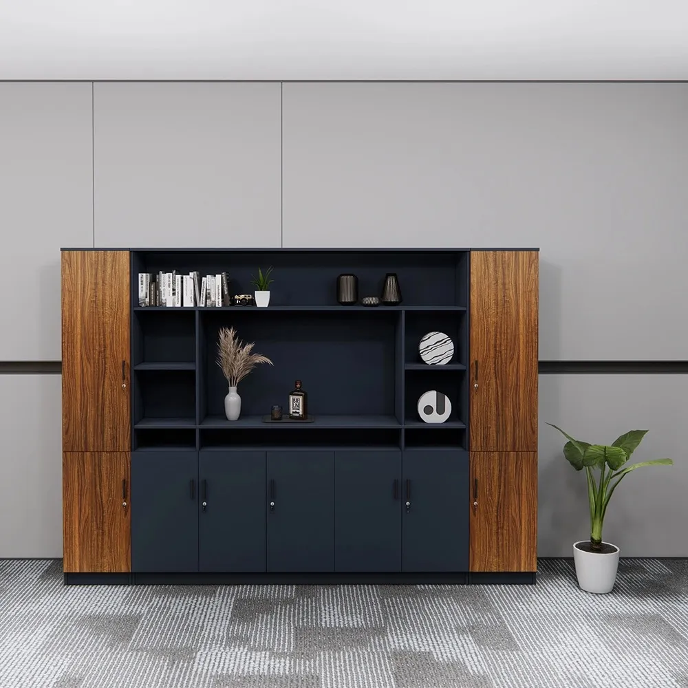 Tủ Tài Liệu Tích Hợp Kệ Decor Trung Tâm Đa Năng - THS409