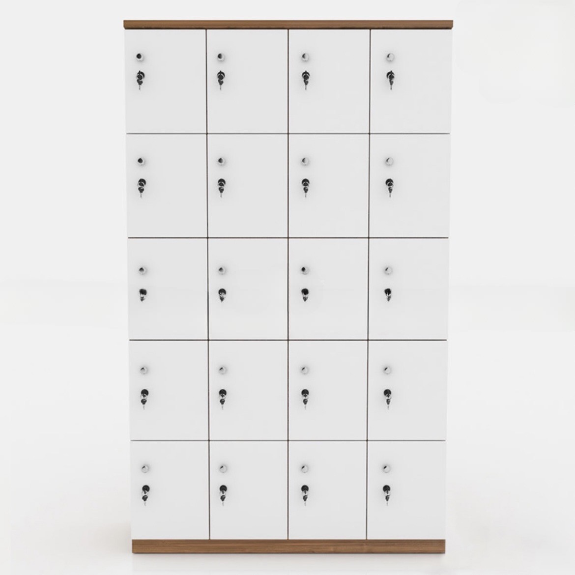 Tủ Locker 20 Cánh Gỗ MDF Cấp Cao - TLK28