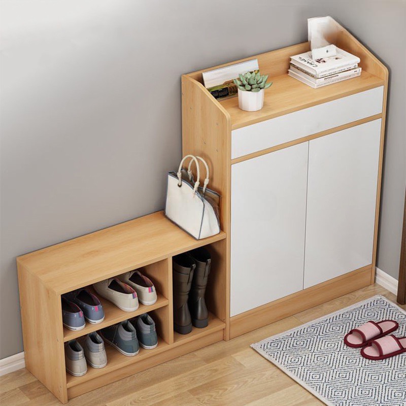 Kệ Giày Dép Kết Hợp Tủ Để Đồ - KGD4