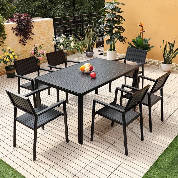 Ghế Sân Vườn Composite Ngoài Trời Chữ Nhật - SV18