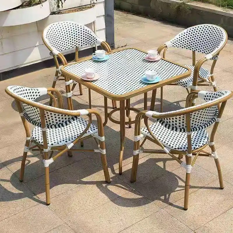 Bộ Bàn Ghế Sân Vườn Giả Mây 4 Người Giá Tốt - SV56