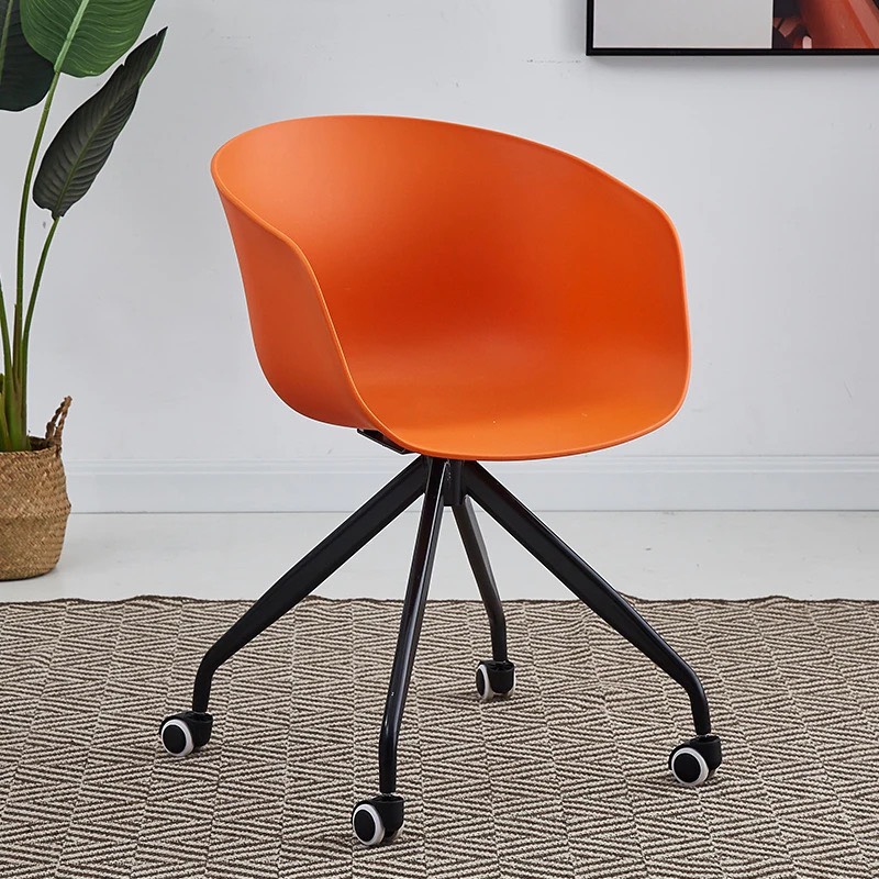 Ghế Cafe Tiếp Khách Eames Lưng Nhựa Chân Chụm - CF45