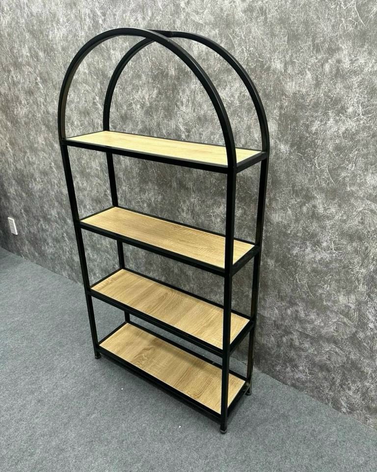 Tủ Tài Liệu Gỗ Kệ Trang Trí Khung Thép - THS223
